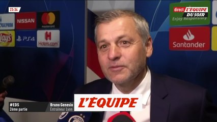 Genesio «On a montré un très beau visage» - Foot - C1 - OL