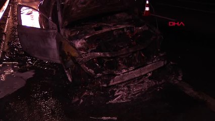 Alev Alan Otomobilden Son Anda Kurtuldu