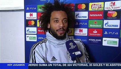 Marcelo: "Todos queremos jugar pero en el futbol hay que trabajar para mejorar"