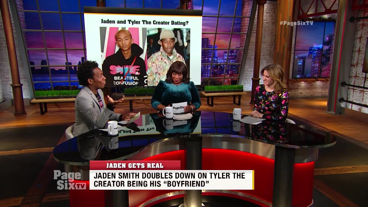 .@officialjaden keeps calling @tylerthecreator his "boyfriend," so does this mean they're dating? @carlosgreer will break it down on today's episode of #PageSixTV!