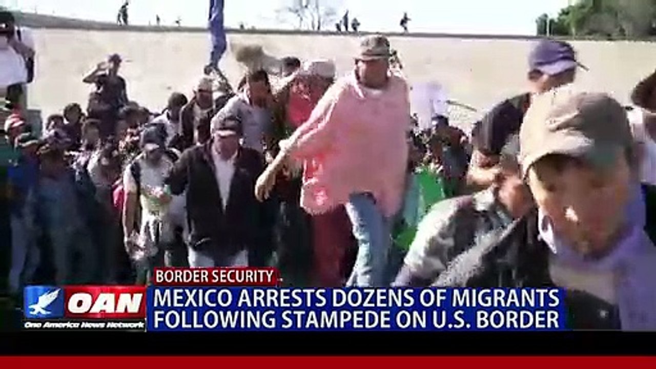 Mexico arrests dozens of migrants following stampede on U.S. border