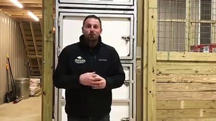 First look inside Tajiri the Giraffe’s new barn, with Jordan, at Animal Adventure!