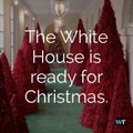 The White House Is Ready For Christmas With Controversial Red Decorations