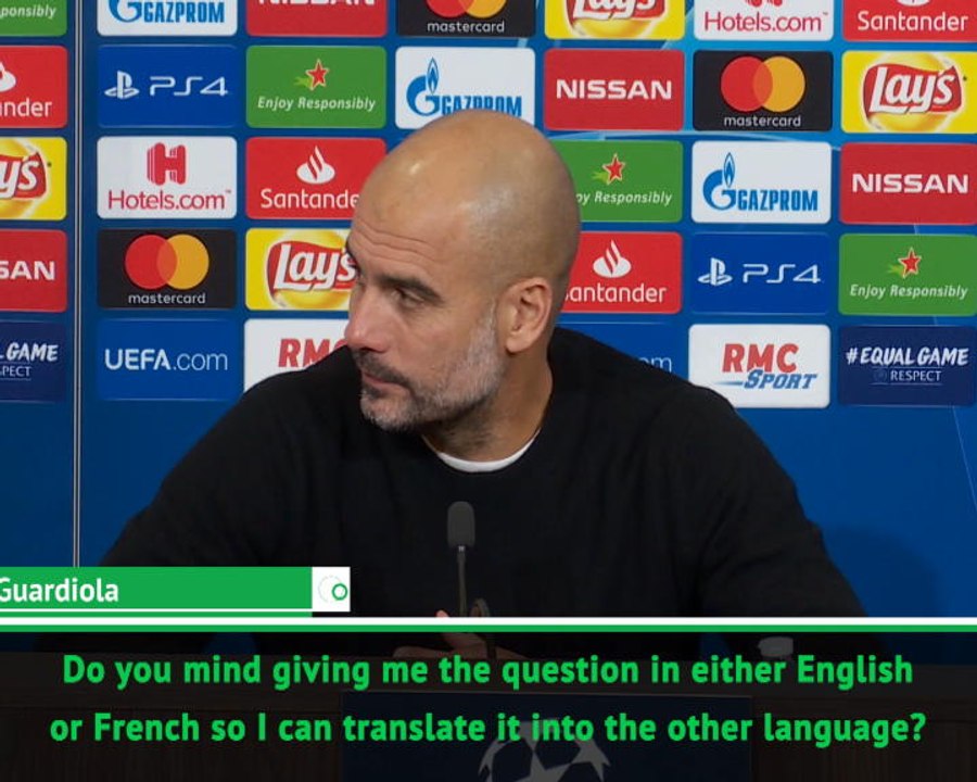 Guardiola translates for his translator