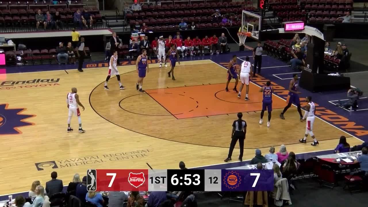 Aaron Epps swats it away!