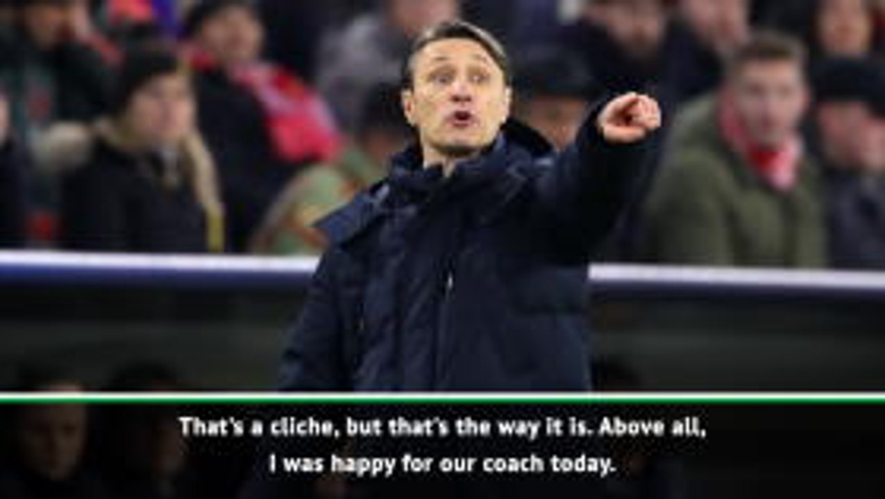 Robben dedicates Bayern's rout of Benfica to under-fire Kovac