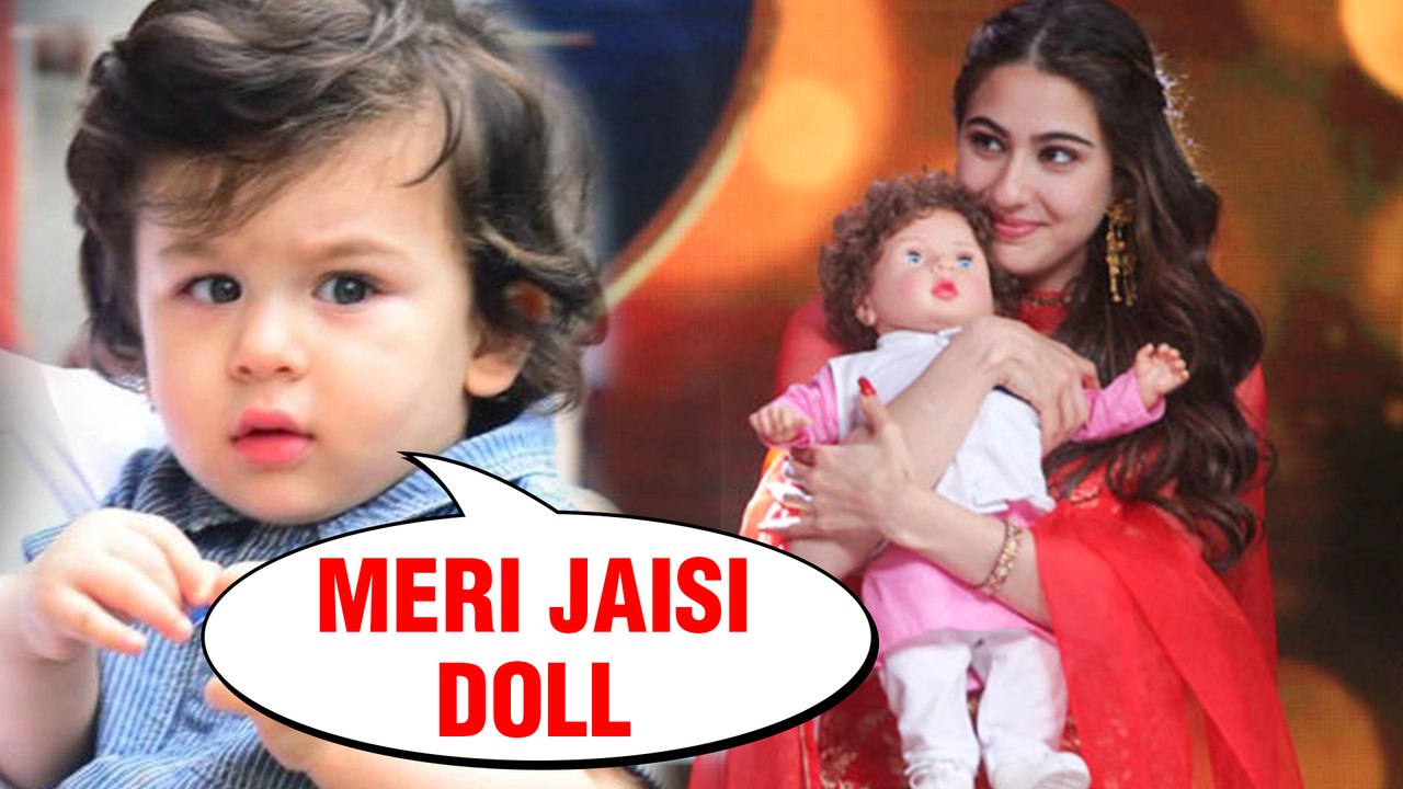 Sara Ali Khan Uses Taimur Ali Khan Doll For Kedarnath Promotions