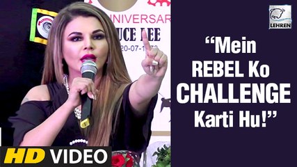 Rakhi Sawant CHALLENGES Rebel The Wrester For A Re-Match!