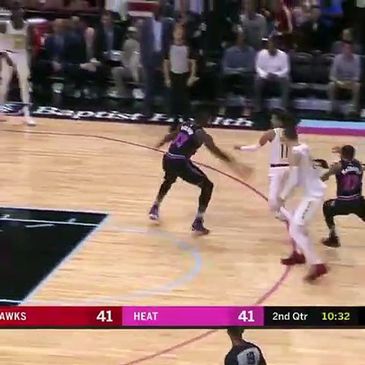 Trae Young threads the needle to Alex Len! NBARooks