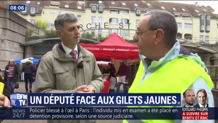 Gilets jaunes: un député de la majorité va à leur rencontre dans sa circonscription