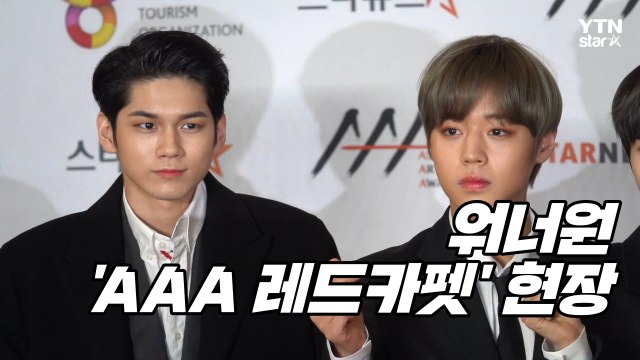 [Y영상] 워너원, 여심 훔치는 귀여운 매력...AAA 레드카펫 현장 / YTN