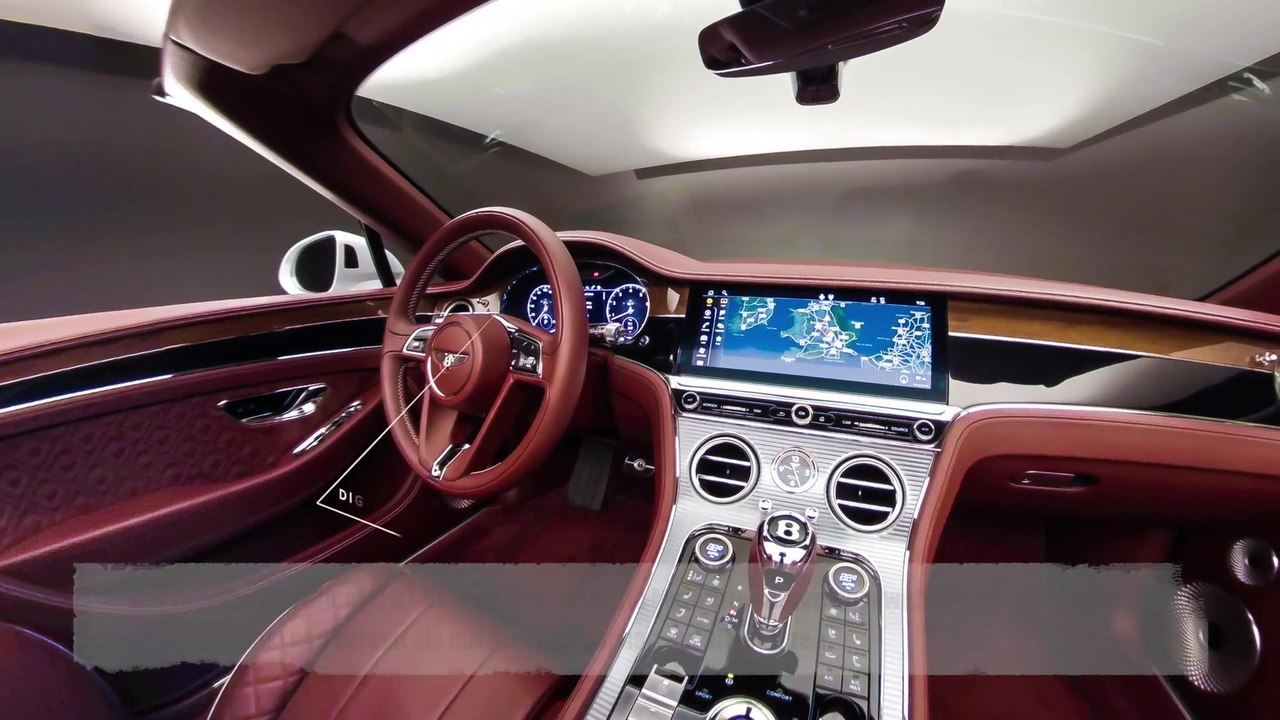 Bentley Continental GT Convertible - 360 Interieur
