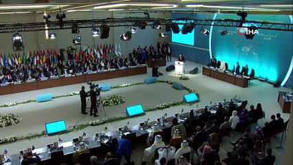 Cumhurbaşkanı Erdoğan: 'Şu gerçek kendini alenen göstermekterdir. 100 sene önce sona erse de savaşın bıraktığı enkaz coğrafyamızdan hala kaldırılamamıştır. Emperyalist heveslerle savaşı Ortadoğu'ya taşıyanlar huzur içinde yaşarken, biz b