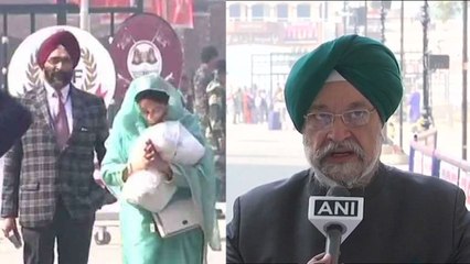 Kartarpur Corridor के लिए Harsimrat Kaur & Hardeep Puri Pakistan रवाना । वनइंडिया हिंदी