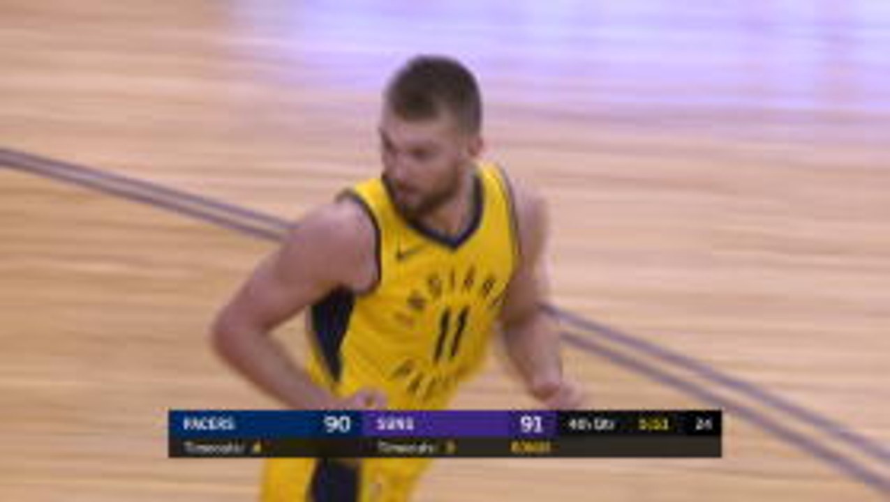 Story of the day - Sabonis' double-double helps...