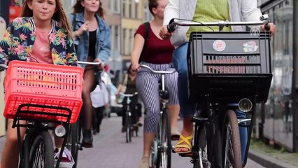 Hollanda'da bisiklet yaşam biçimi - AMSTERDAM
