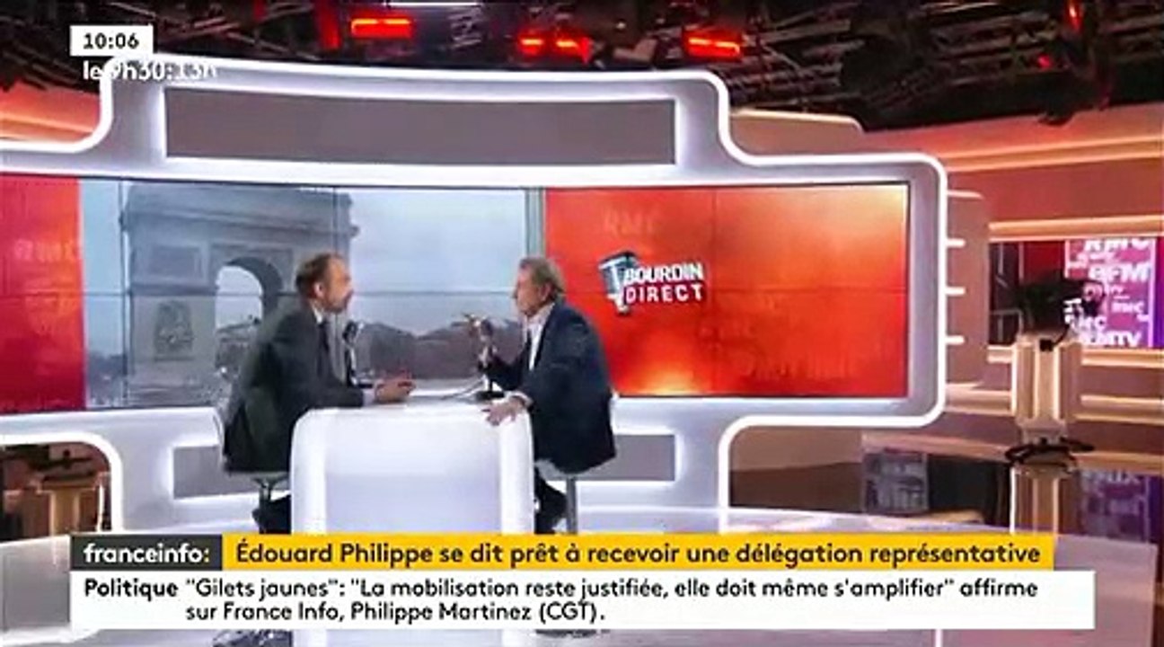 EN DIRECT - Gilets Jaunes - Edouard Philippe : "Oui nous augmenterons les taxes sur les carburants comme prévu le 1er janvier" . "Pas de coup de pouce au SMIC le 1er janvier. Ce sera la simple hausse légale"