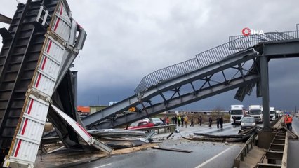 Damperi açık unutulan kamyon karayolunu savaş alanına çevirdi