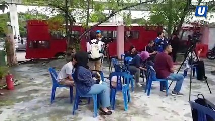 Keadaan di sekitar kuil tenteram