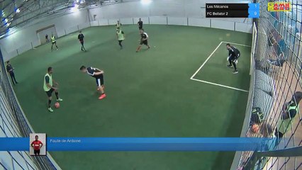 Faute de Antoine - Les Mécanos Vs FC Bellator 2 - 27/11/18 20:00 - LIGUE 4 - Poitiers Game Parc
