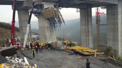 Kocaeli-Gebzede Viyadük Çöktü Yaralılar Var