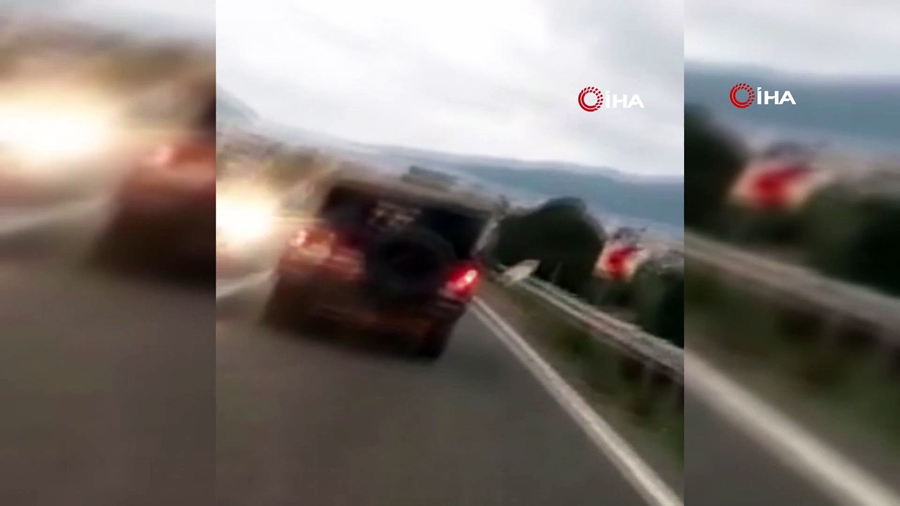 Yediler, içtiler çöplerini yola fırlattılar