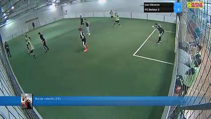 But de valentin (1-8) - Les Mécanos Vs FC Bellator 2 - 27/11/18 20:00 - LIGUE 4 - Poitiers Game Parc