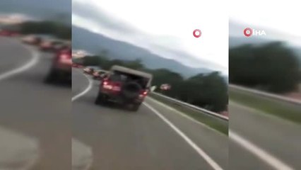 Yediler, İçtiler Çöplerini Yola Fırlattılar