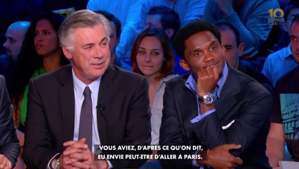 Samuel Eto'o et Carlo Ancelotti invités exceptionnels