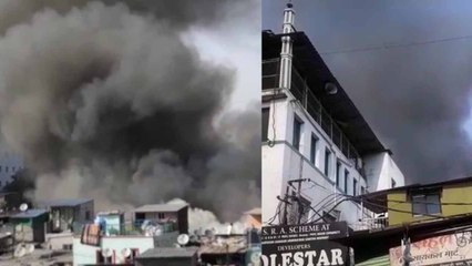 पुणे के शिवाजी नगर इलाके में सिलेंडर के फटने से लगी भीषण आग, 100 से ज्यादा घर हुए खाक, वीडियो