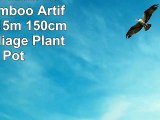 Artificial Plants  Large 5ft Bamboo Artificial Tree  15m 150cm Green Foliage Plant In a