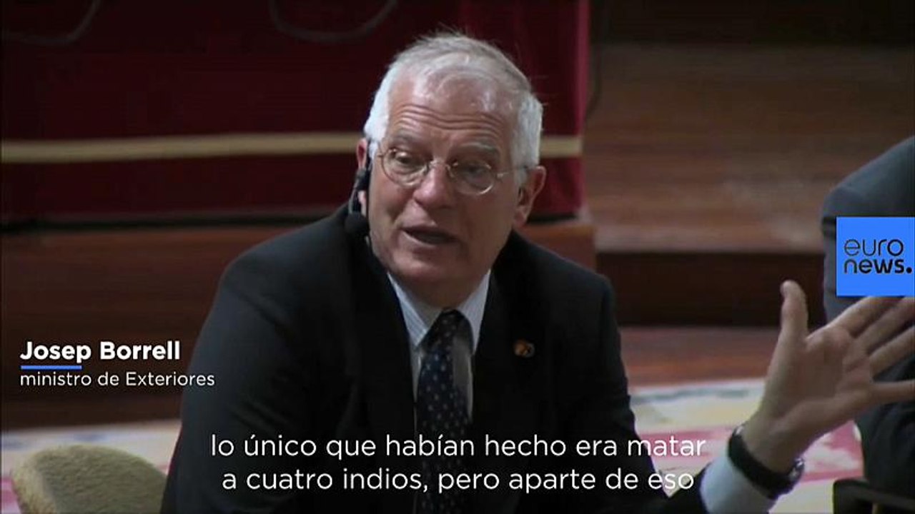 [Vídeo] EEUU sólo mató "cuatro indios" antes de la Independencia según ministro español