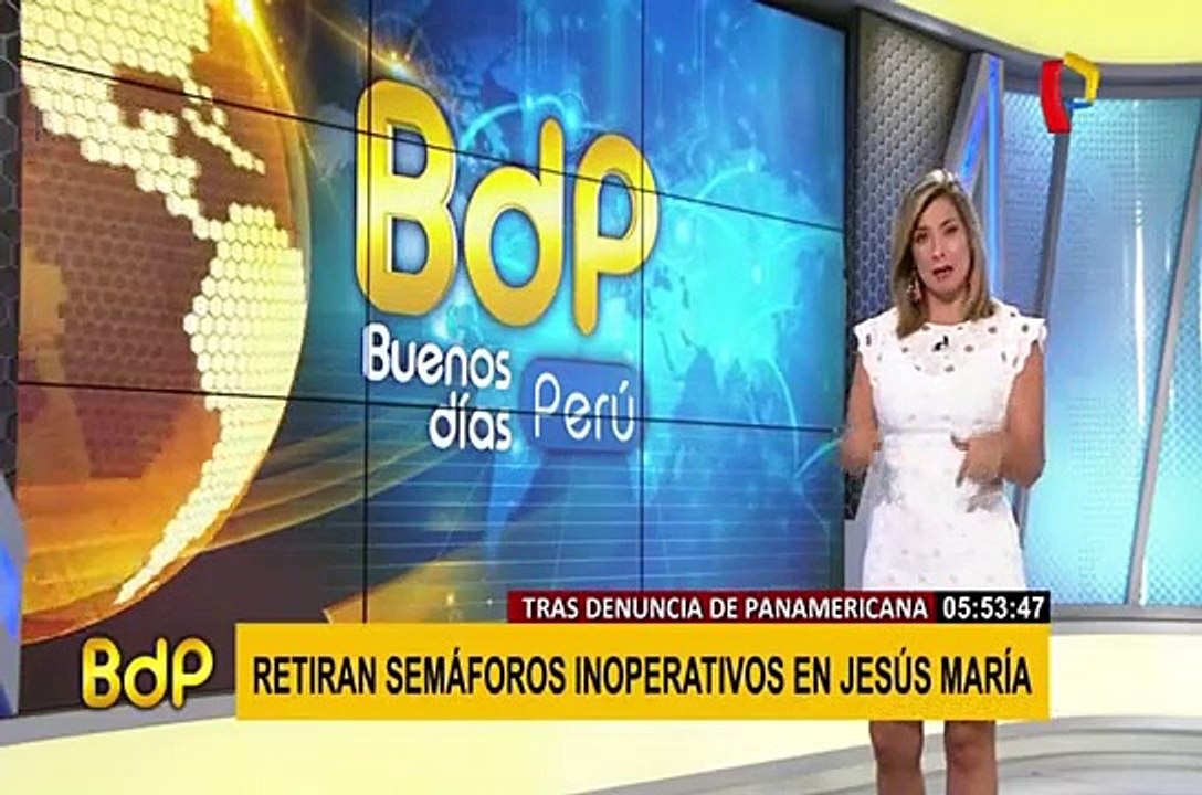 Jesús María: retiran semáforos inoperativos tras denuncia de Panamericana