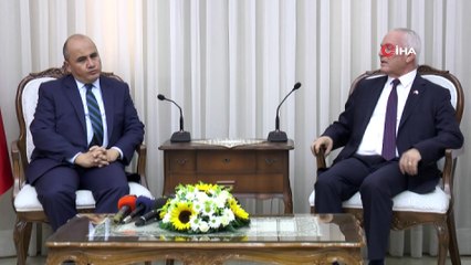 -  Büyükelçi Başçeri, KKTC Meclis Başkanı Töre İle Görüştü