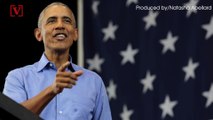 Obama Takes Jab at Trump, Meets with George H.W. Bush During Houston Visit