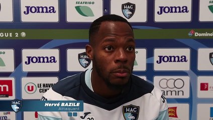 Avant HAC - Auxerre, interview d'Hevé Bazile