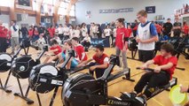 Château-Salins : des décibels et de la sueur pour les collégiens de l’aviron indoor