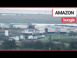 LOST Amazon drivers are wreaking havoc in the Kent Countryside | SWNS TV