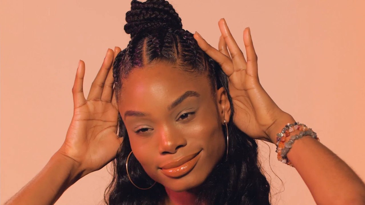 Braided Stitch Bun with Weave | The Braid Up