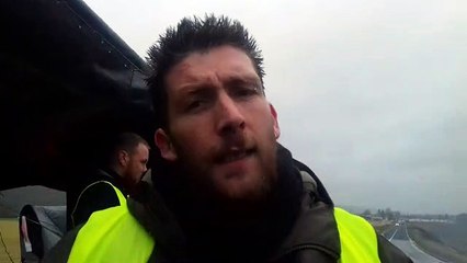 Flavien Duval, porte-parole des gilets jaunes au rond point de Longeville-en-barrois : "On ne lâchera rien"
