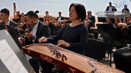 من قلب الصحراء.. عزف رائع للنشيد الوطني الإماراتي