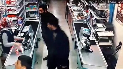 Silahlı soygun güvenlik kamerasına yansıdı - ANKARA