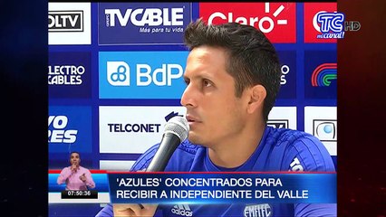 ‘Azules’ con varias bajas para recibir a Independiente del Valle