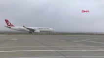 Gaziantep Çingene Kızı Mozaiğinin Kayıp Parçalarını Taşıyan Uçak Gaziantep Havalimanı'na İndi