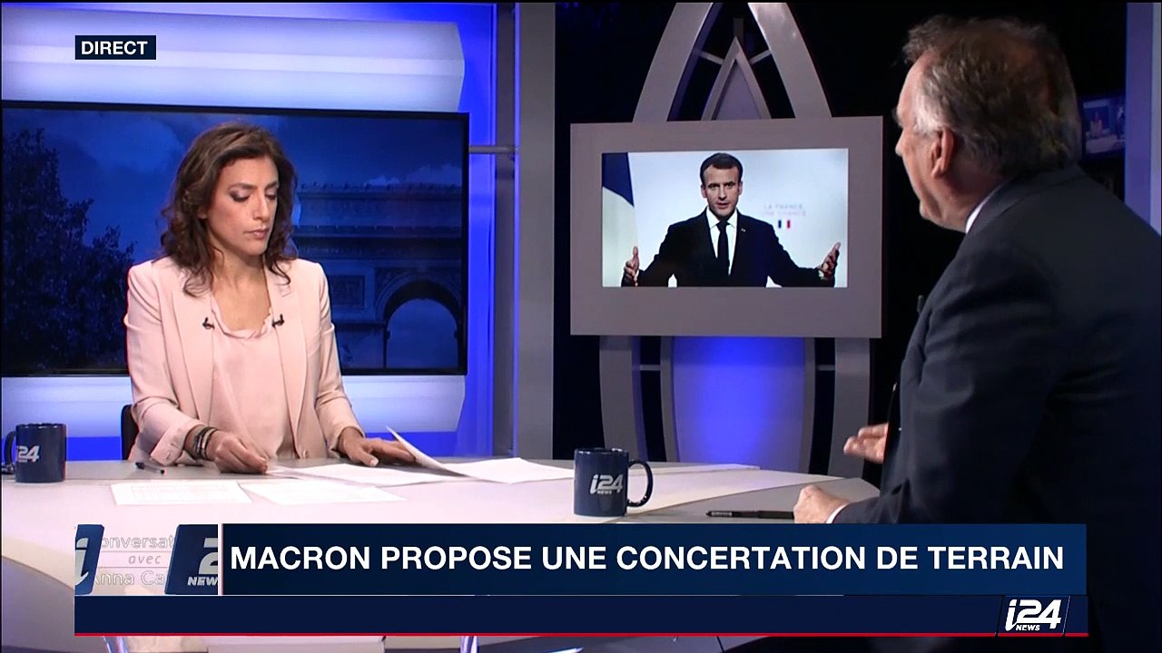 Interview François Bayrou - i24News - 27/11/2018