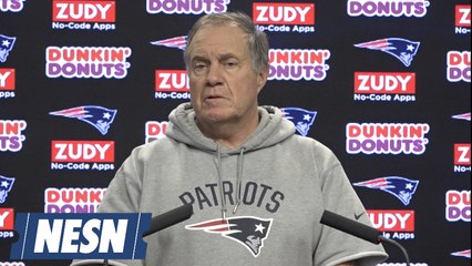 Bill Belichick Week 13 Patriots vs. Vikings Wednesday Press Conference