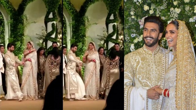 Deepika Ranveer Mumbai Reception: Ranveer Singh's DANCE on Stage; Watch Video | FilmiBeat