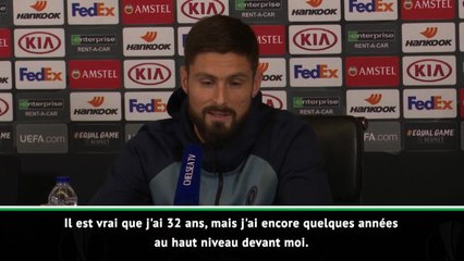 Groupe L - Giroud : "Je ne vais pas abandonner"