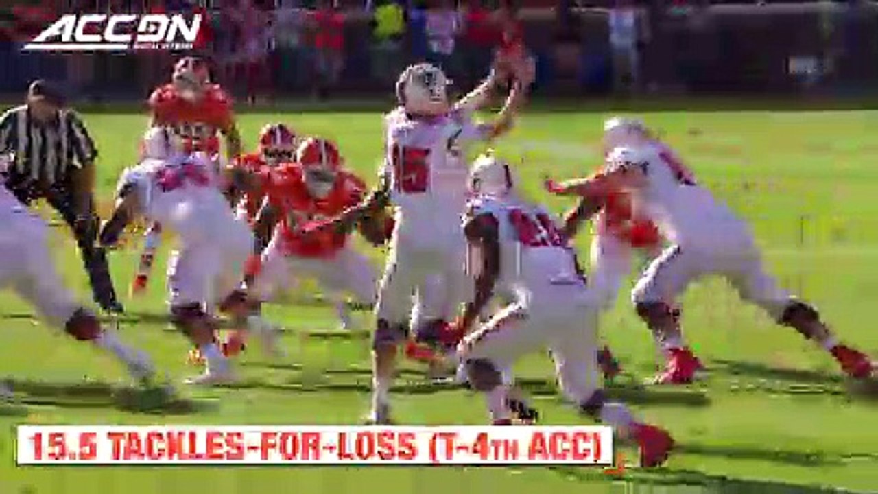 Clemson DE Clelin Ferrell Wins ACC Defensive Player Of The Year