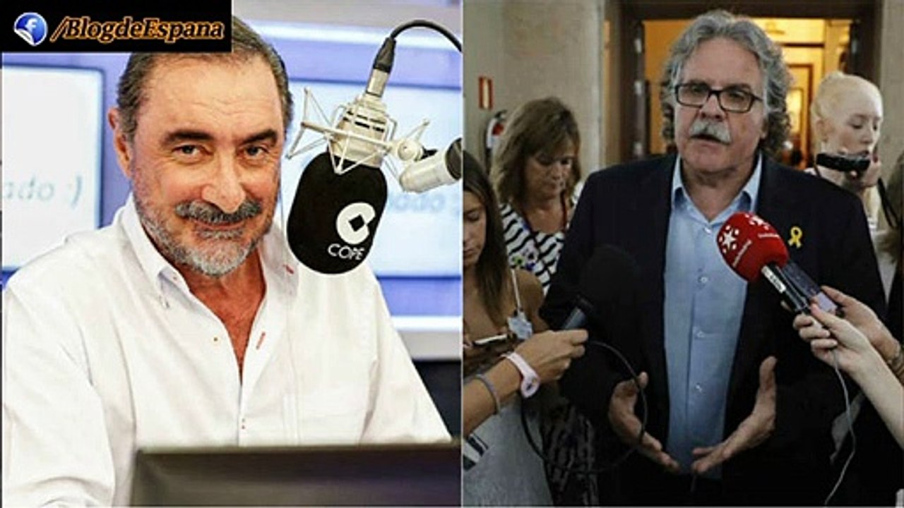 La contundente réplica de Carlos Herrera a Tardà al llamar 'fascista' a Albert Rivera